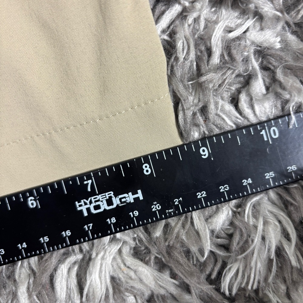 Roundtree & Yorke Performance Mens 40x30 Khaki Tan Nylon Stretch Golf Pants - Picture 6 of 7